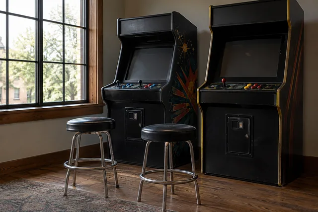 Máy trò chơi arcade — ảnh minh họa AI